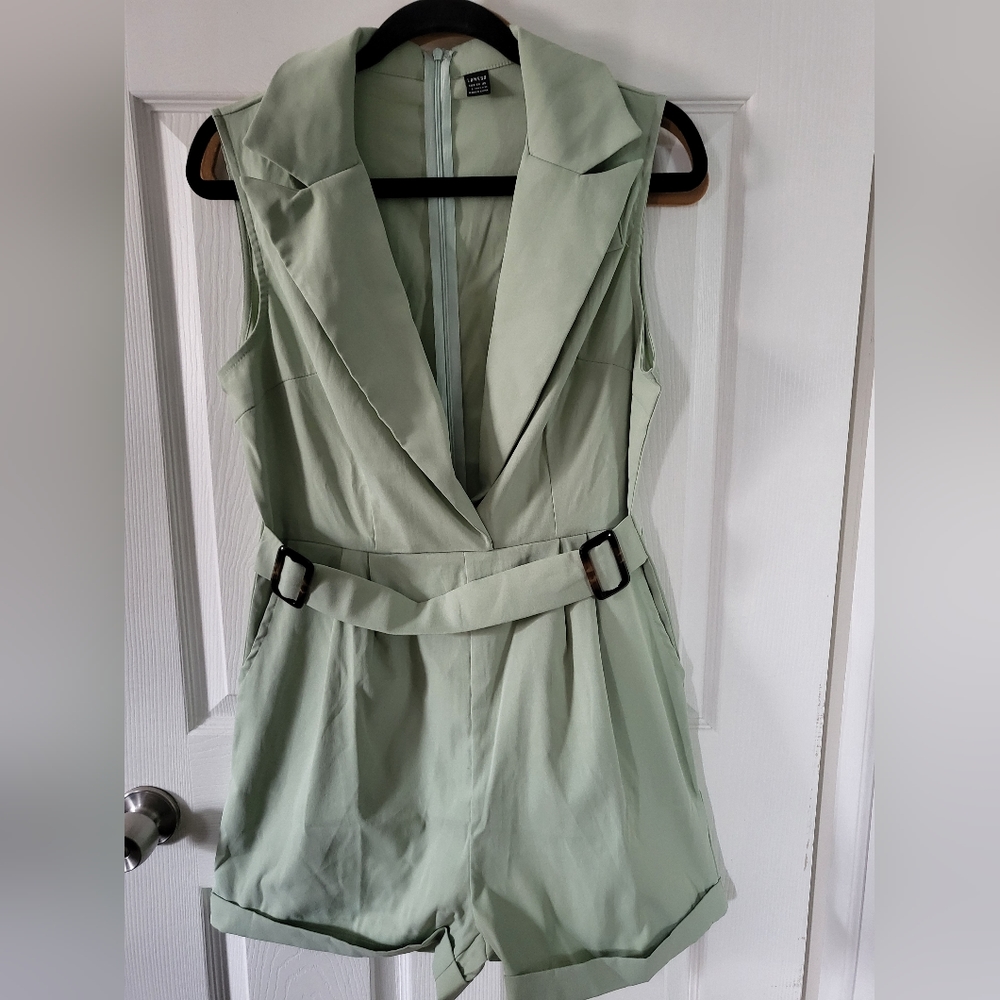 Mint green romper
